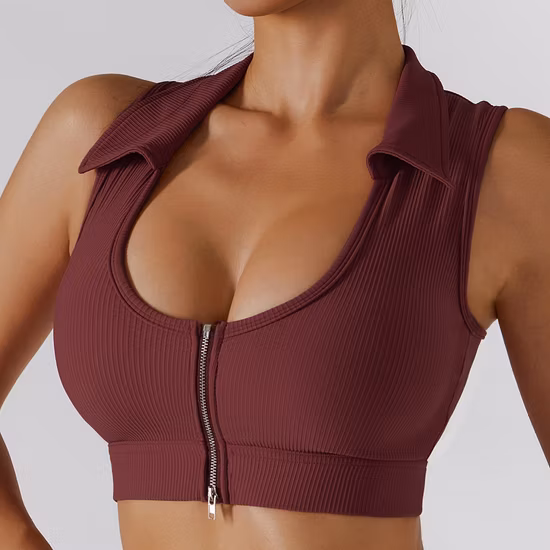 Yoga Bra Solid Color Cross Back Fitness Gym Anti-Static Yoga Short Top Sports Bra