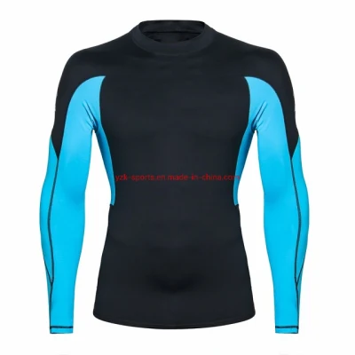 Hochwertiger, langärmliger Herren-Rashguard mit UV-Schutz und UV-Schutz zum Surfen und Schwimmen